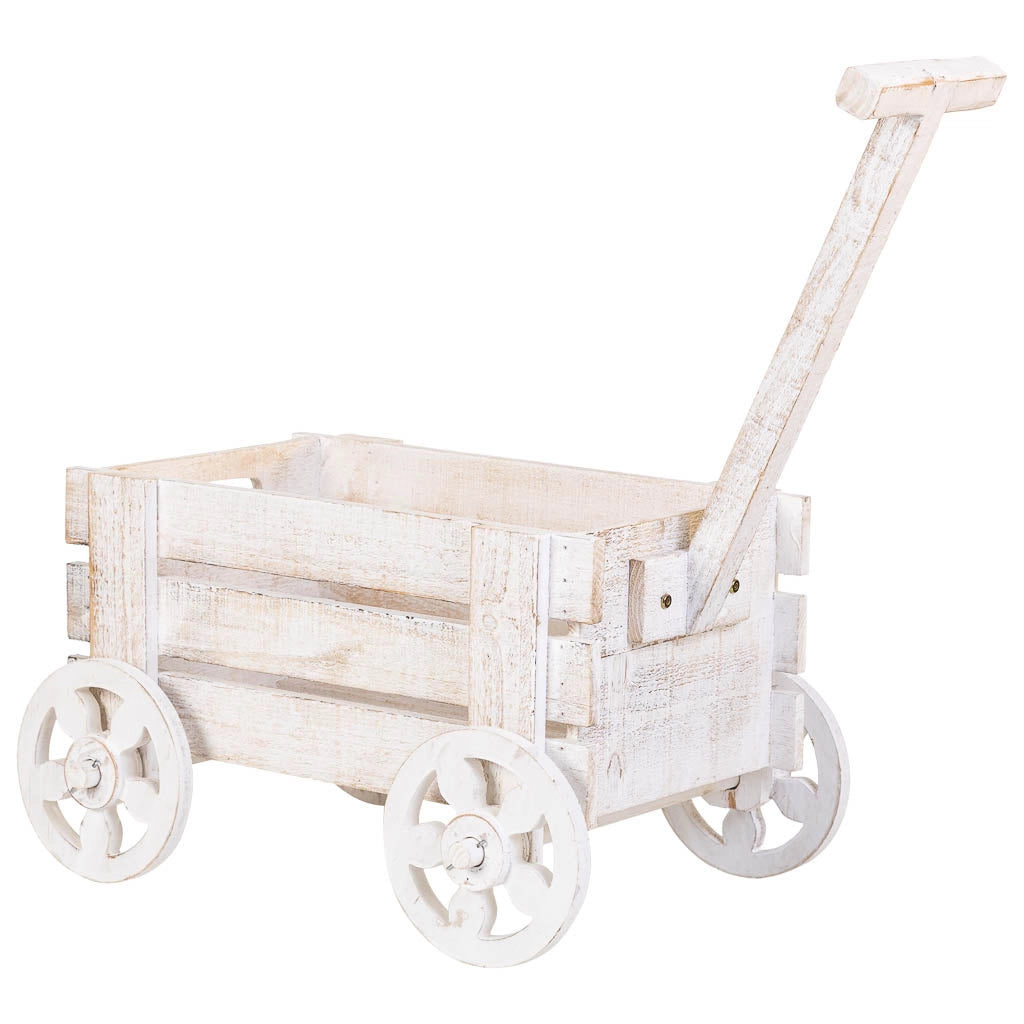 Carrello portavasi set 2 pezzi 66x29x30h-52x20x23h cm