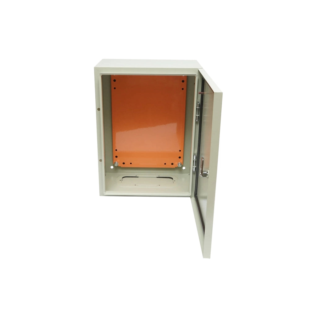 Quadro elettrico metallico con controquadro, PT 400x300x200mm, IP65