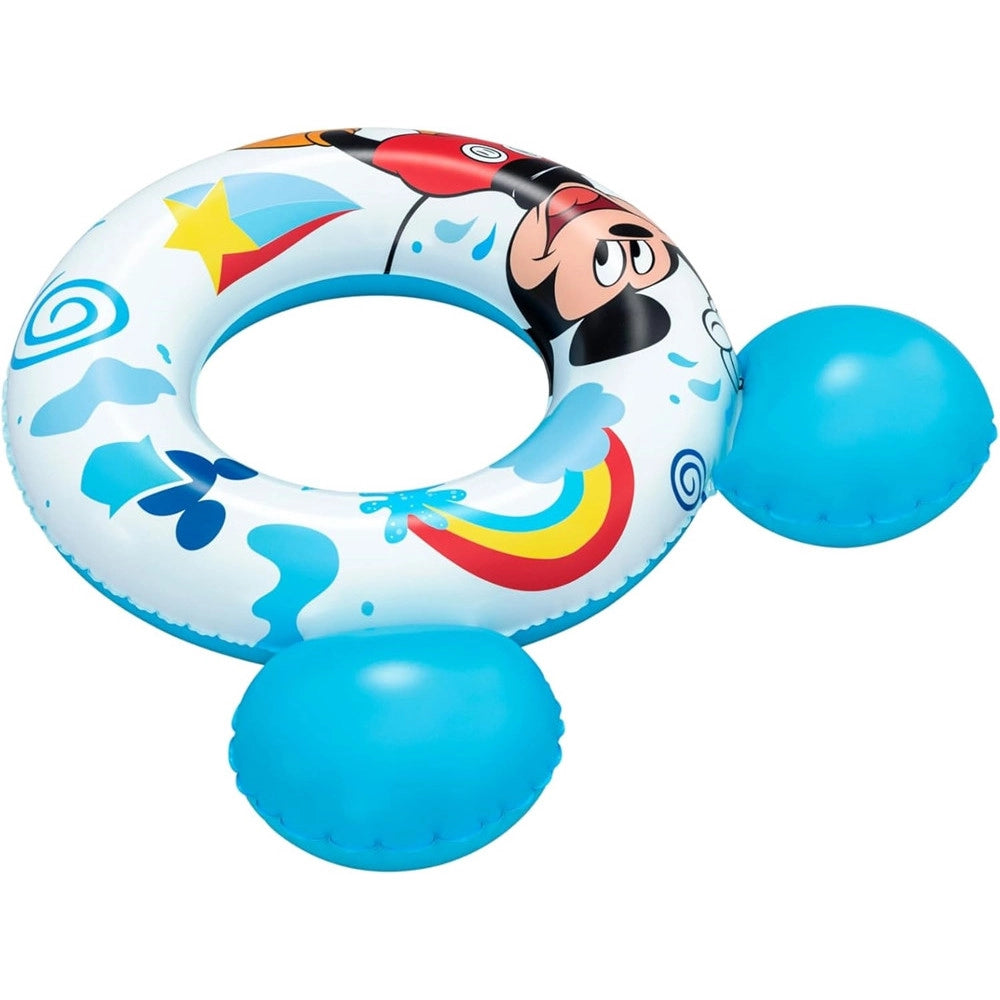 Trade Shop - Salvagente Gonfiabile Splash Pal Mickey&friends 65 Cm Con Orecchie Topolino 9102k -
