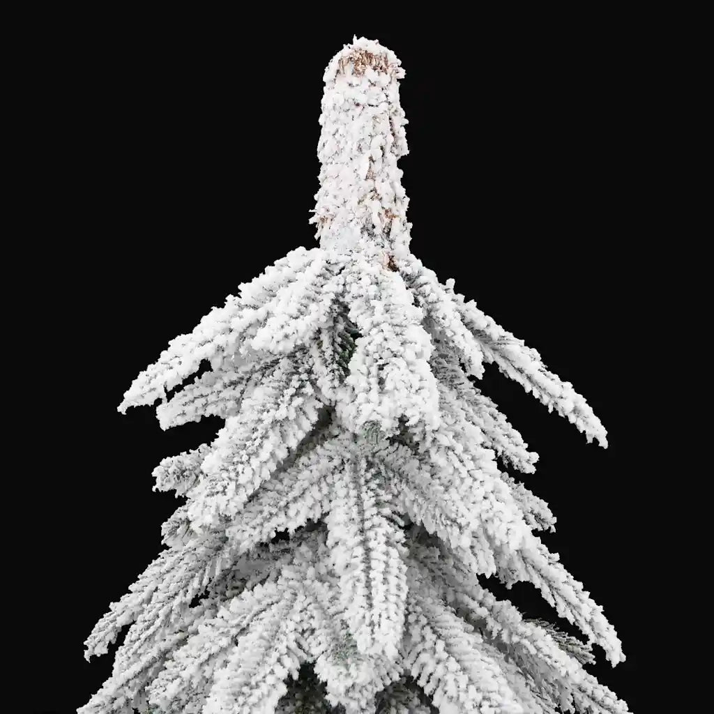 Albero di Natale Artificiale con Neve Fioccata 150 cm