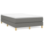 Letto matrimoniale | Letto per adulti | Struttura Letto a Rete a Molle Grigio Scuro 120x200 cm Tessuto