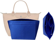 Organizzatore di tasche per borse Longchamp con più tasche per accessori portafoglio per borse Longchamp Le Pliage (azzurro reale, S)