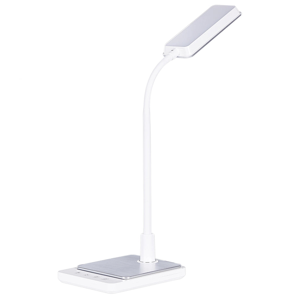 Lampada da ufficio LED bianco materiale sintetico braccio e regolabile regolatore 38 cm soggiorno ingresso cameretta
