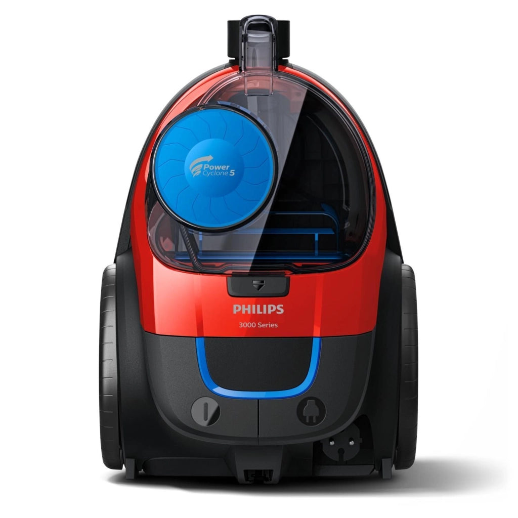 Philips FC9330-09 PowerPro Compact Aspirapolvere senza sacco PowerCyclone 5 1,5 L 650W 79 dB colore Rosso