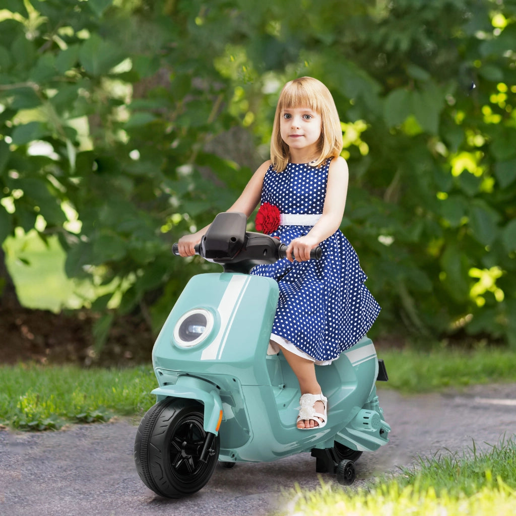 Moto Elettrica Bambini con Musica e Luci ¨C zephmum ¨C Rosso