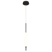 Lampada sospensione moderna nera ovale LED 10W Cumberland