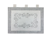 Copriforno Cucina Universale Cinigliato Decorazione Forno Chiffon Grigio