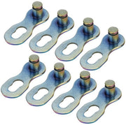 Connettore per bicicletta Premium in acciaio - 12 velocità - Accessori per bicicletta - Adatto per mountain bike e bicicletta da corsa - 4 pezzi - Peso ridotto 28 g - Connessione catena per bicicletta