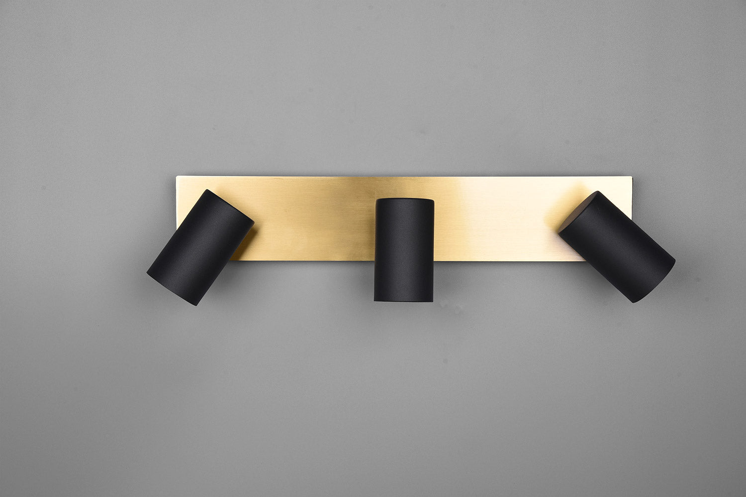 Plafoniera da Interno Attacco GU10 in Metallo Nero e oro