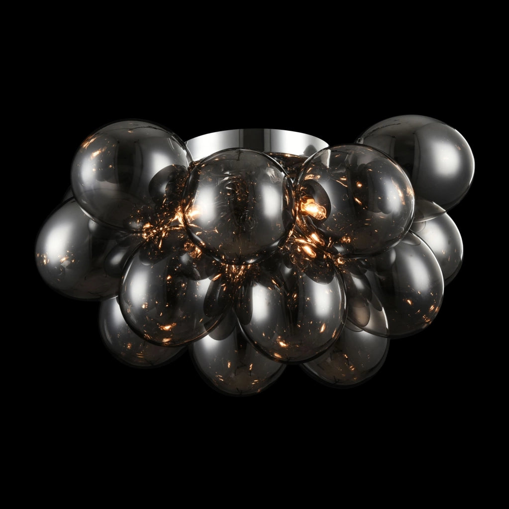 Maytoni Balbo MOD112-04-N plafoniera 4 sfere vetro fumé