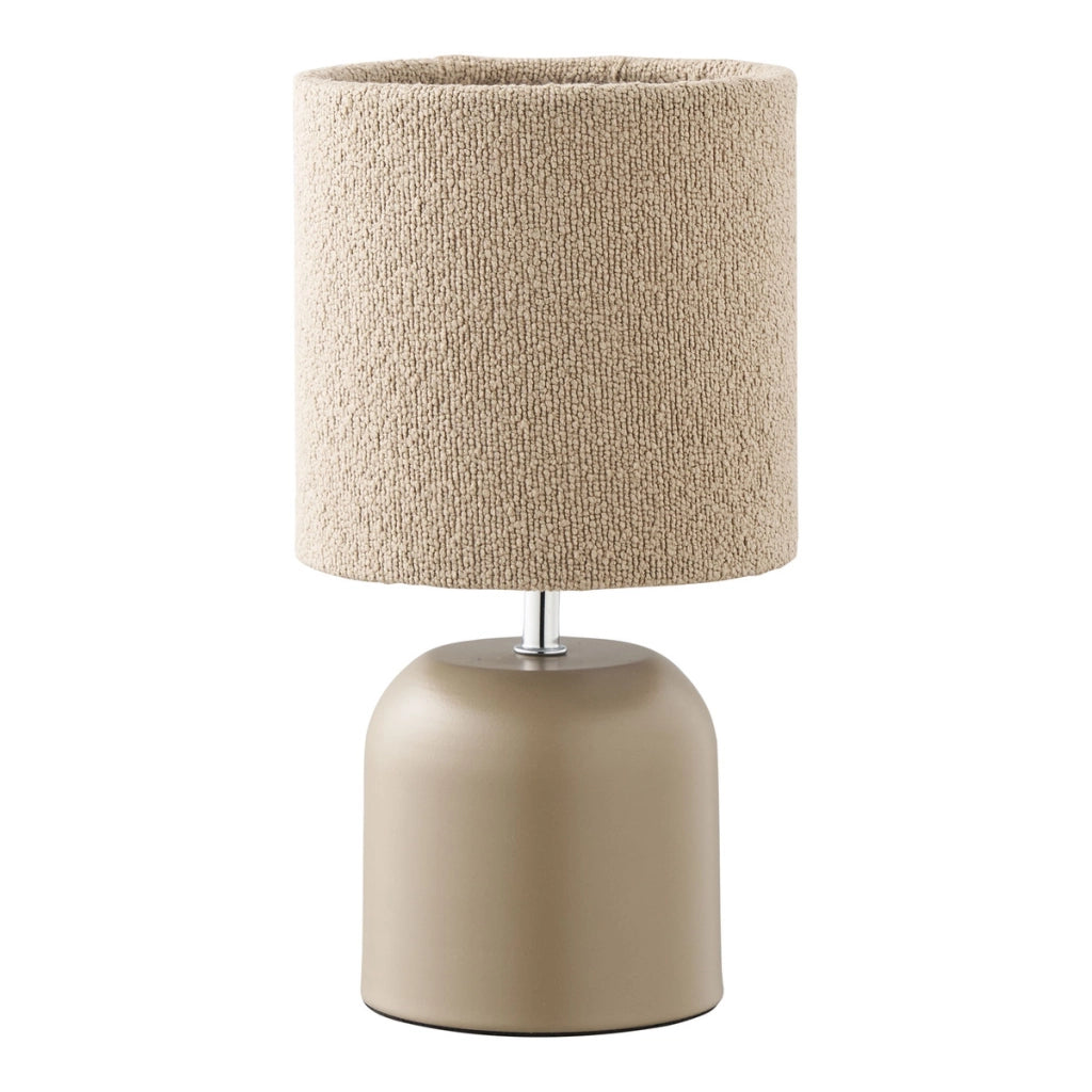 Lampada da Tavolo Morley, Grigio, Metallo, 12,5x12,5x24 cm