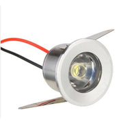Trade Shop - Faretto A Led Da 1w Punto Luce Ad Incasso Bianco Caldo Freddo 220v Set Da 10pz - -bianco Freddo      -