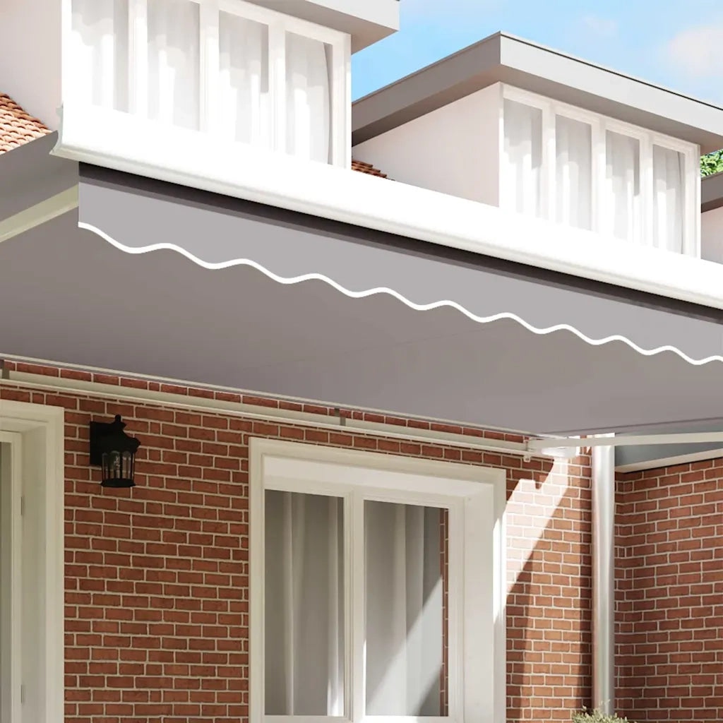 Tenda a Braccio Grigio chiaro 480 x 20 cm Tela 42000776