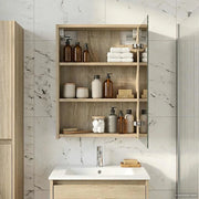 Mobiletto per specchio da bagno Rovere Sonoma 43 x 16 x 62.5 cm 889137