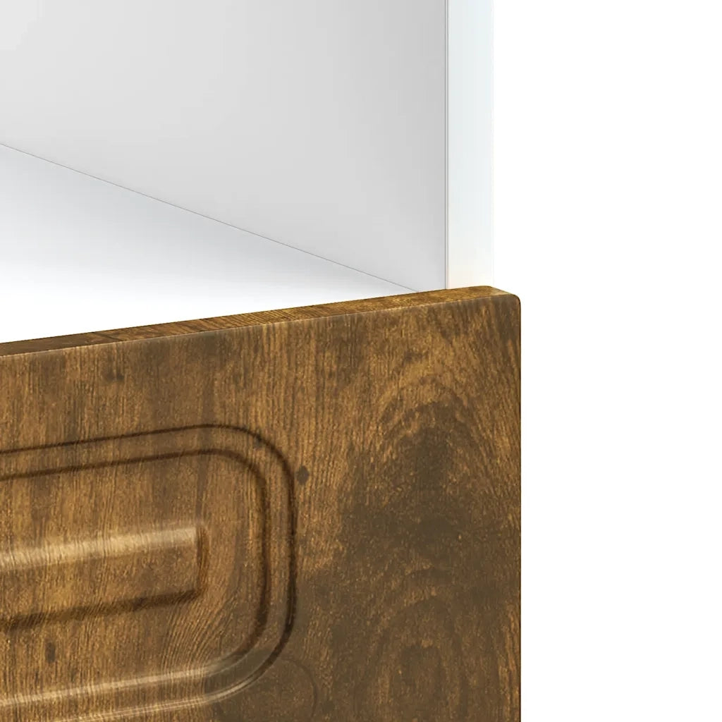 Pensile da cucina | Armadio per Forno Kalmar Rovere Fumo in Legno Multistrato