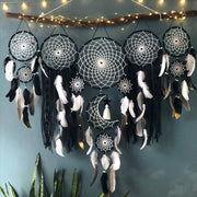 Pacchetto di 5 cattive, decorazione per la casa, cattiva a muro, campanello da vento, cattiva a veer, pennello per interni (nero), adatto come regalo per Natale, anniversari e come regalo quotidiano.