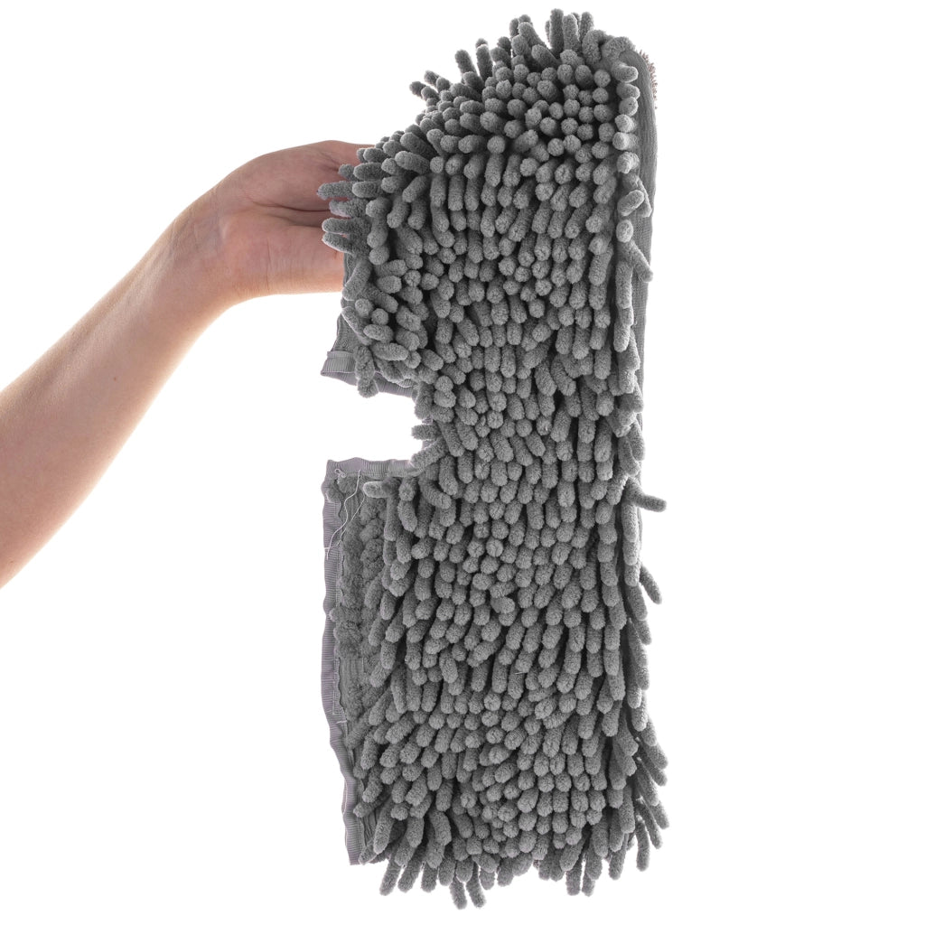 Ricambio per mocio piatto KADAX, testina in microfibra, piatto, 42x14 cm