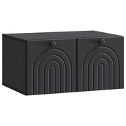 Mobile Porta TV da Muro Nero 59,5 x 41 x 30 cm 898166