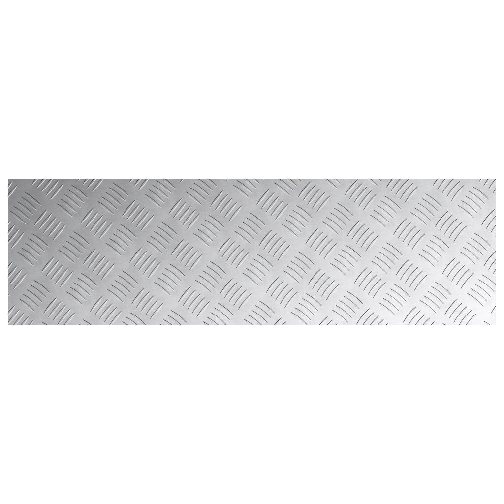 Pannelli in Alluminio a Scacchi 4 pcs Anti-Skid 100x30 cm