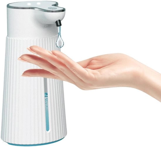 Dispositivo di distribuzione gel zeppa automatico con sensore infrarosso e ricarica USB