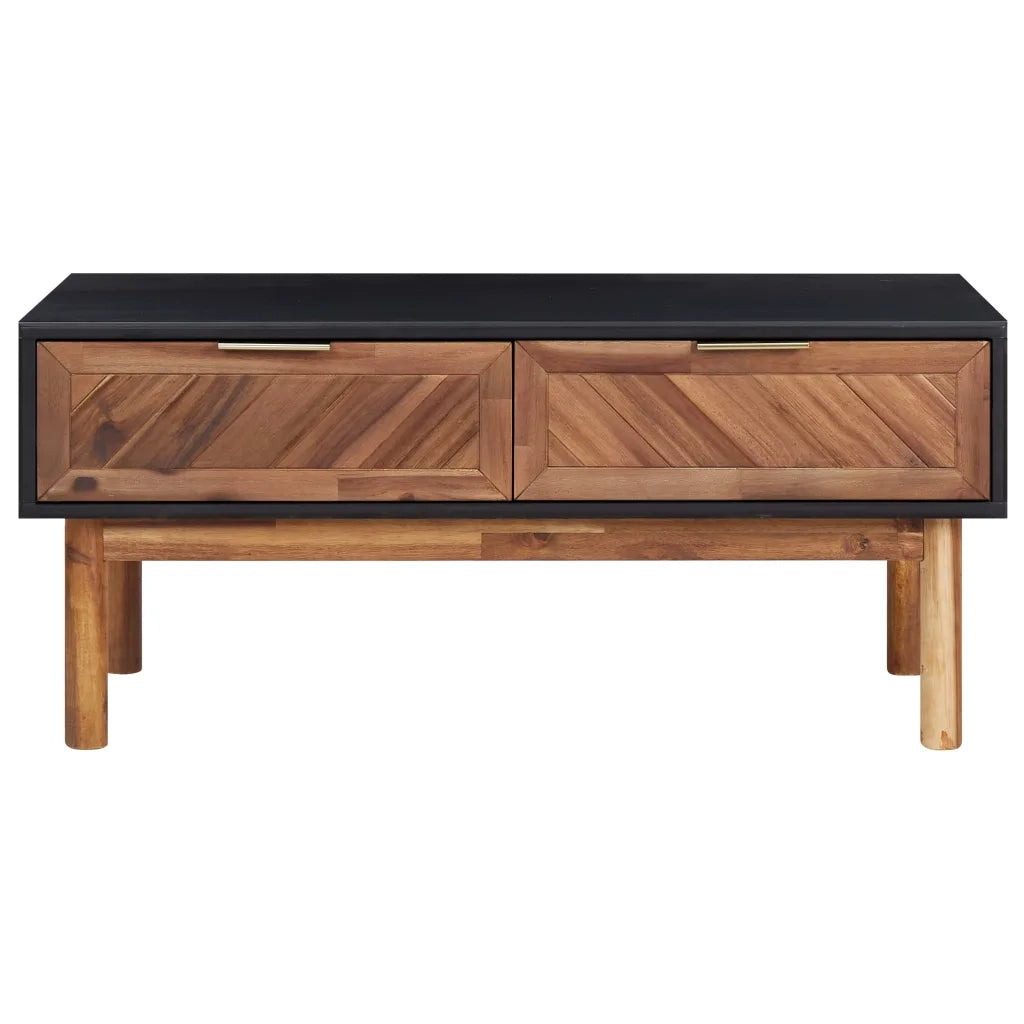 Tavolino da Salotto 90x50x40 cm Legno Massello di Acacia e MDF 289908