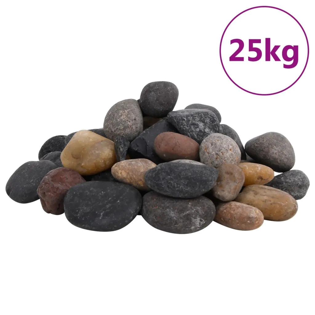 Ciottoli Levigati 25 kg Colore Misto 5-8 cmcod mxl 107819