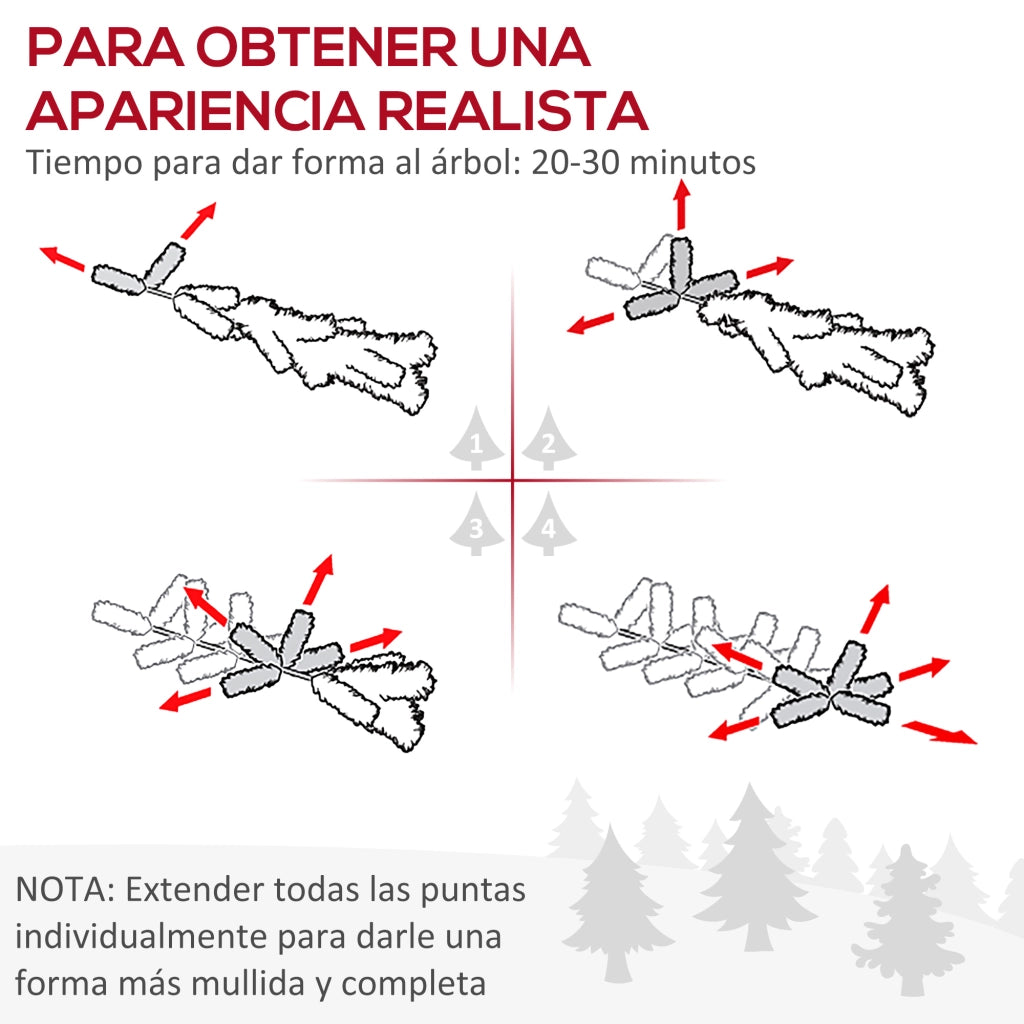 Albero di Natale Artificiale 90cm con Bacche e Pigne Verde Interni ¨C zephmum ¨C Set 2 Pezzi