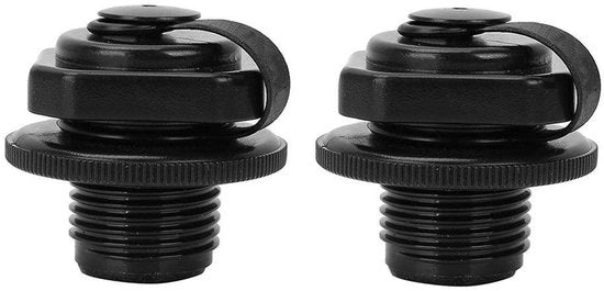 Ventiatori di aria 2 pezzi - Bocchette di aria a spirale - Adatti per barche a gomma - Airbeds - Canoa - Diametro di viti 22mm - Valvola di gonfiaggio