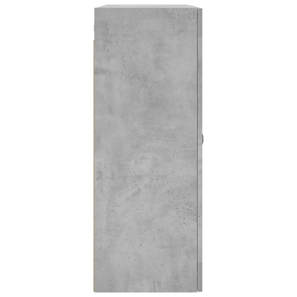 Armadietti a Parete 2 pz Grigio Cemento in Legno Multistrato CFW2613964