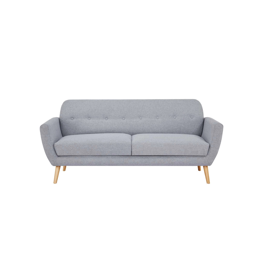 Divano tre posti Scandinavo in Tessuto cm 193x79x86 - SILENTE