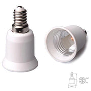 Trade Shop - Adattatore Convertitore Portalampade Da E27 A E14 Lampadina Attacco A Vite -