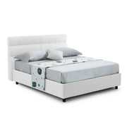 Adalpina, Letto Singolo Materasso Incluso Made in Italy, Bianco