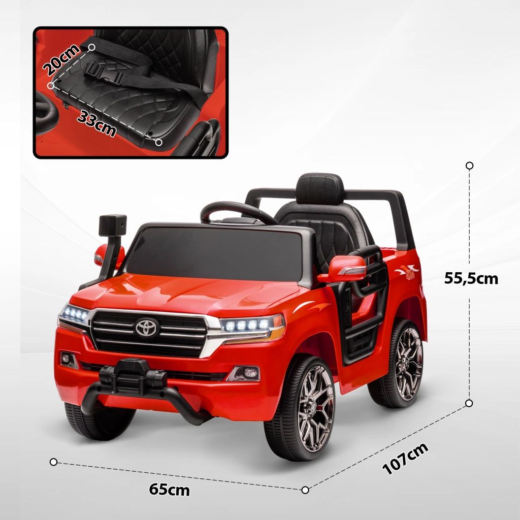 Auto Elettrica Bambini 3+ Anni ¨C zephmum ¨C Rosso