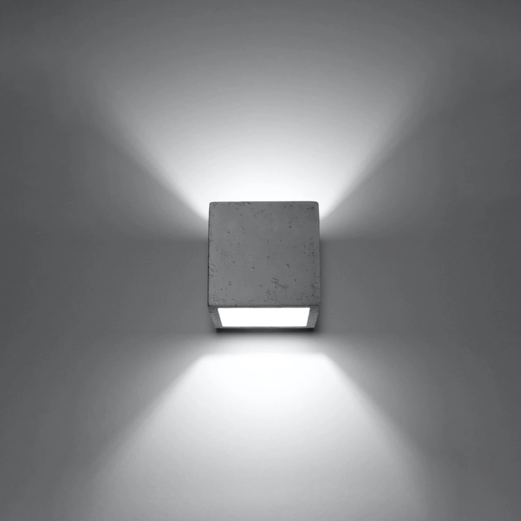 Applique TETRIS cemento grigio G9 1 luce Pure Lume PU.0487