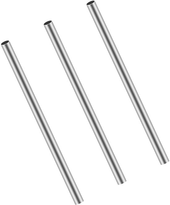 Tubi Ronde - 12mm Diametro Esterno - 3 Pezzi - 250mm Lunghezza - Industriale - Alta Qualità - Adatto a Diversi Utilizzi