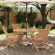 Set da Giardino 5 pz Marrone Legno di teak solido 3437360