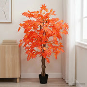 Albero di Acero Artificiale Rosso 80 x 16 x 120 cm 42042083