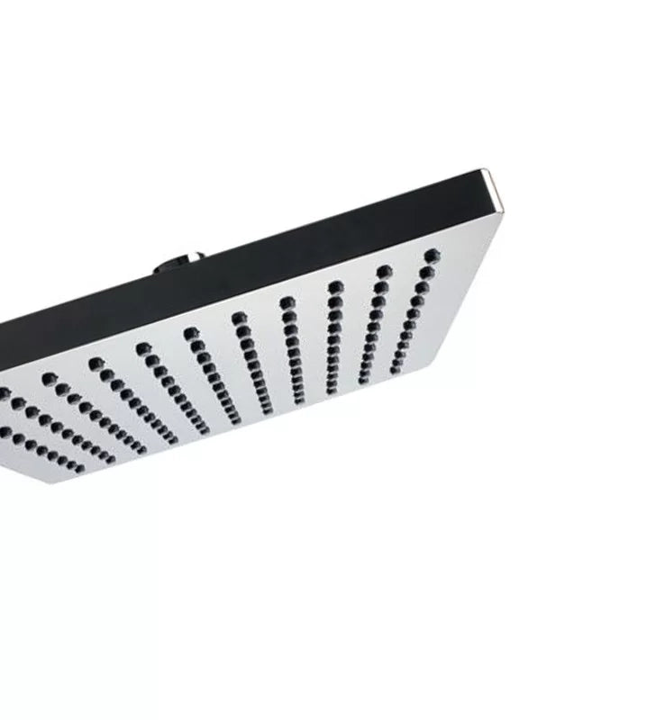 Soffione doccia 30x30 cm in abs cromato