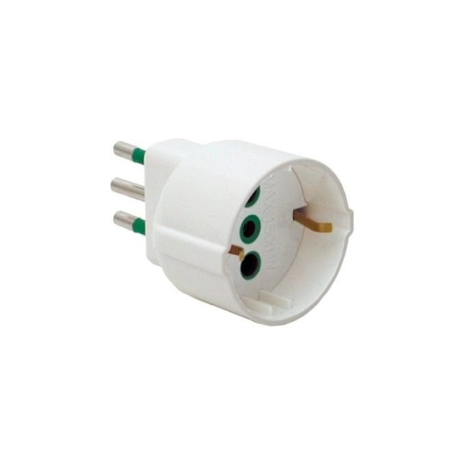 Fme Adattatore Schuko Bianco 10A 82120