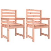 Sedie da Giardino 2 pz | Sedie da Esterno 60x48x91 cm Legno Massello di Douglas