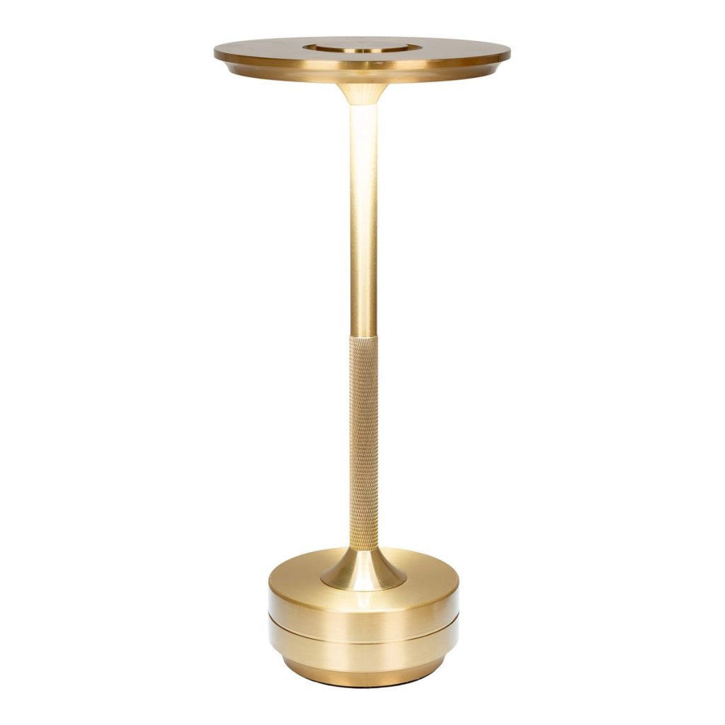 Lampada da Tavolo Lyneham, Ottone, Alluminio, 13x13x28,5 cm