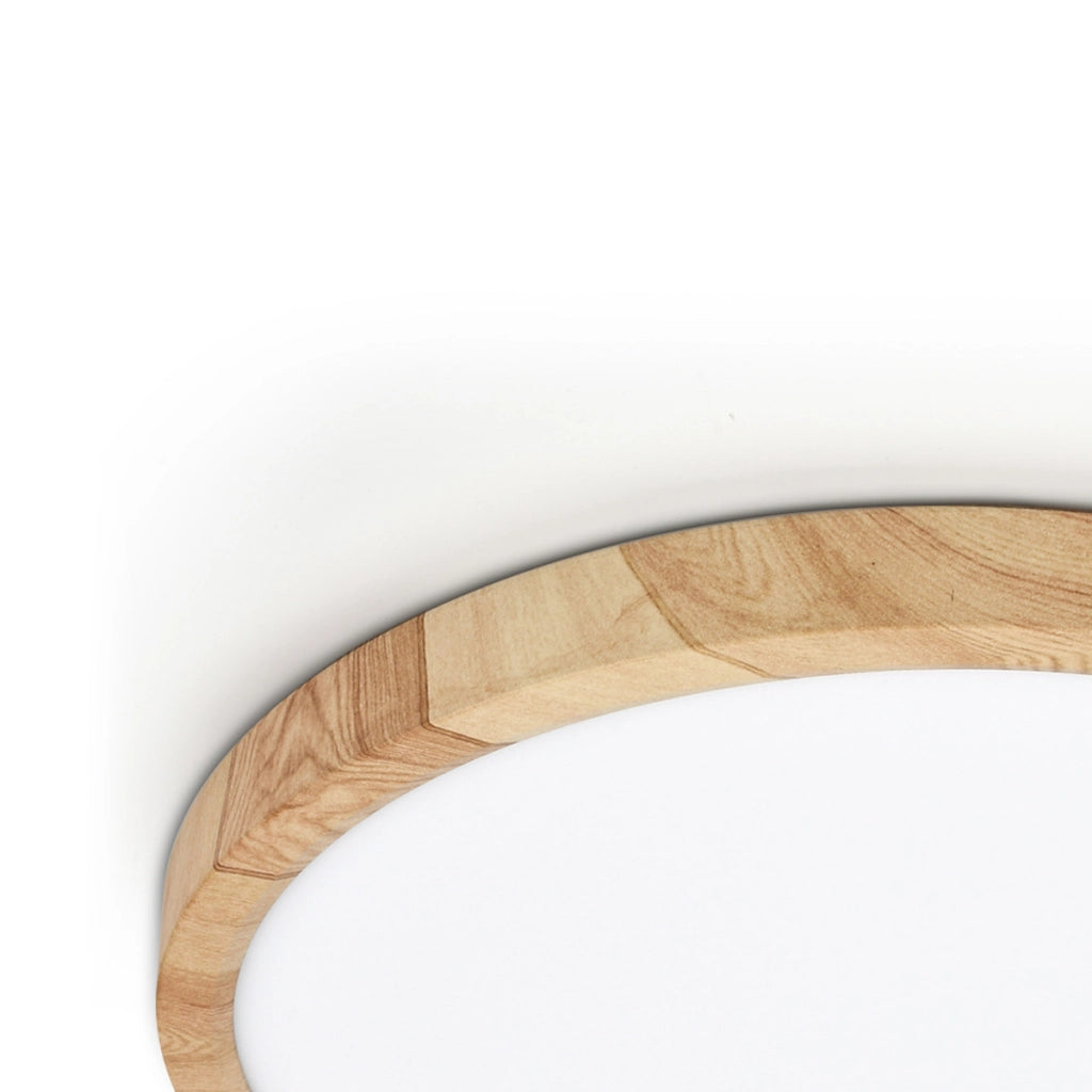Plafoniera Italux Alata Ø40 legno IP44 LED-CCT 32W
