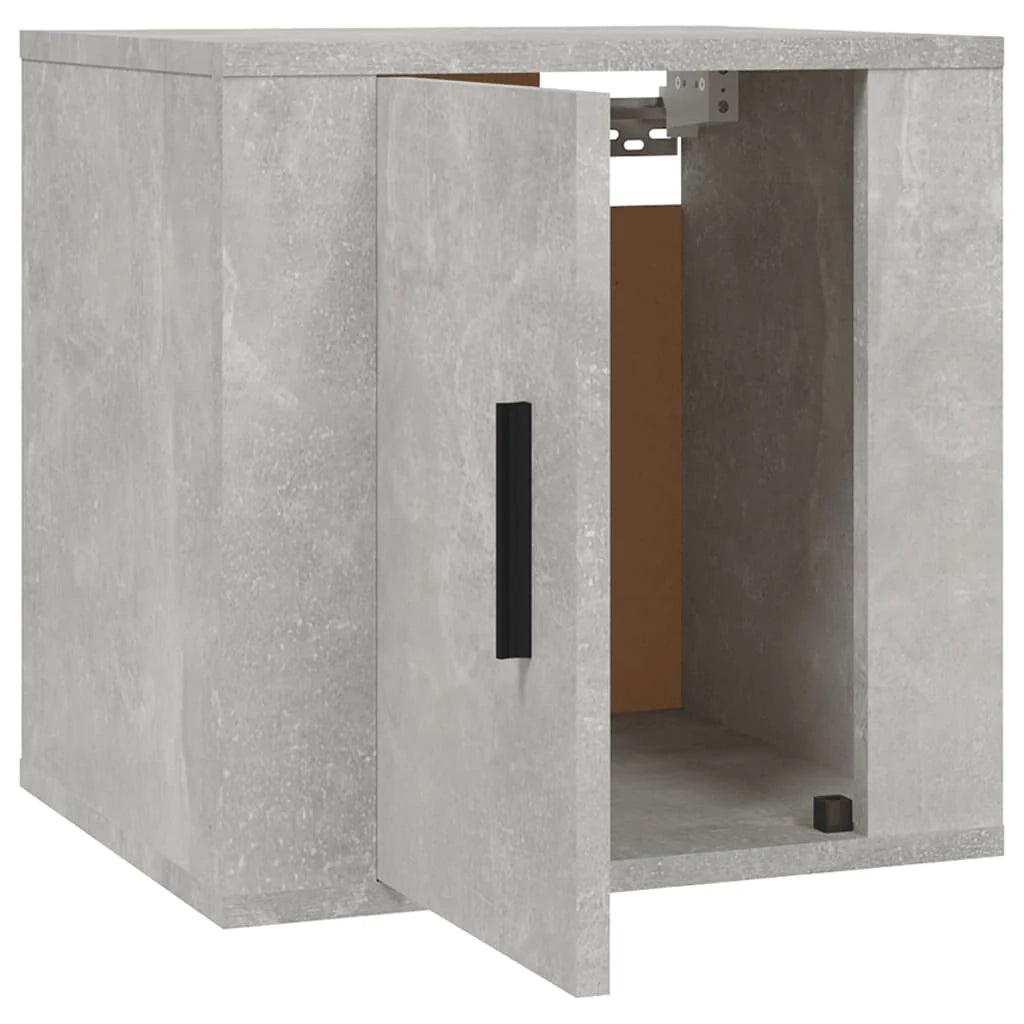 Mobile TV multimediale mensola TV credenza TV montaggio a parete adatto per sala da pranzo soggiorno camera da letto 40 x 34,5 x 40 cm grigio 02_0027769