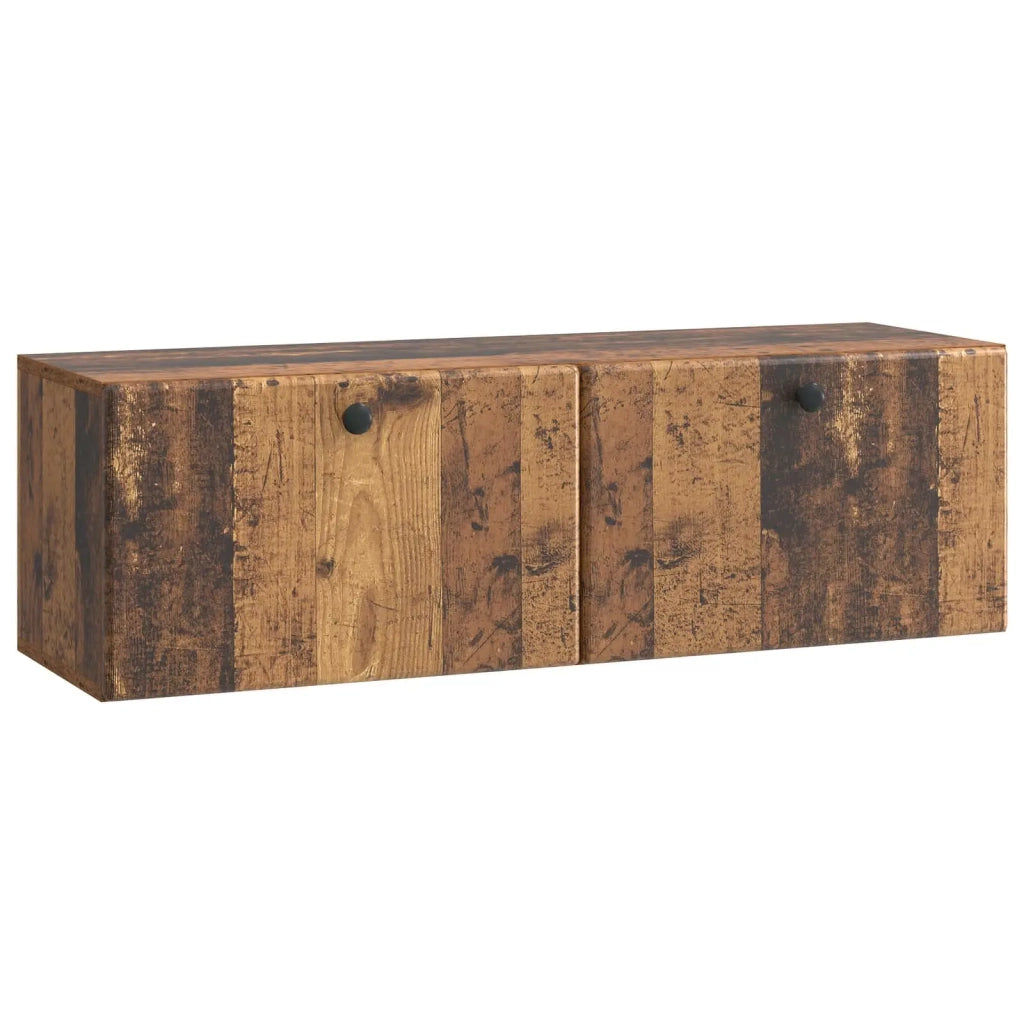 Mobile Porta TV da Muro 98 x 31 x 30 cm Legno antico 899243
