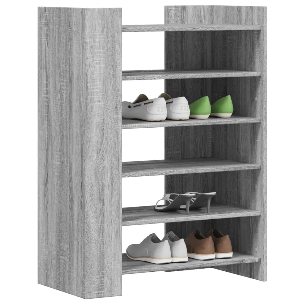 Scarpiera | Mobile per scarpe Grigio Sonoma 74,5x37,5x100 cm in Legno Multistrato