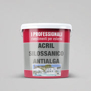 Pittura Murale Acril Silossanico Esterno - Rivestimenti Esterni Bianco - Litri 4