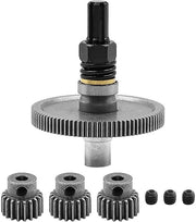 Set di ingranaggi a denti solidi 91T - Set di ingranaggi metallici - Ricambi auto RC - Resistenti e duraturi - Montaggio facile - Prestazioni stabili