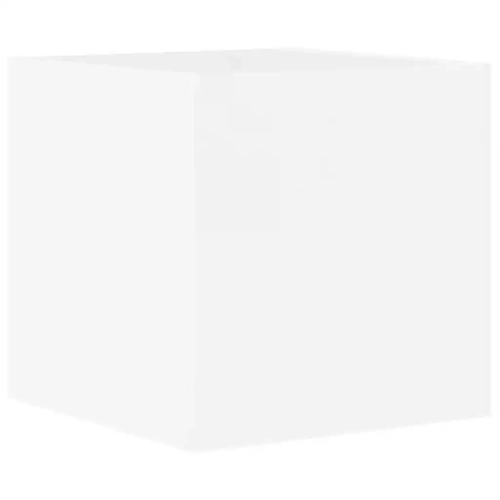 Set di Mobili Porta TV 5 pz Bianco in Legno Multistrato