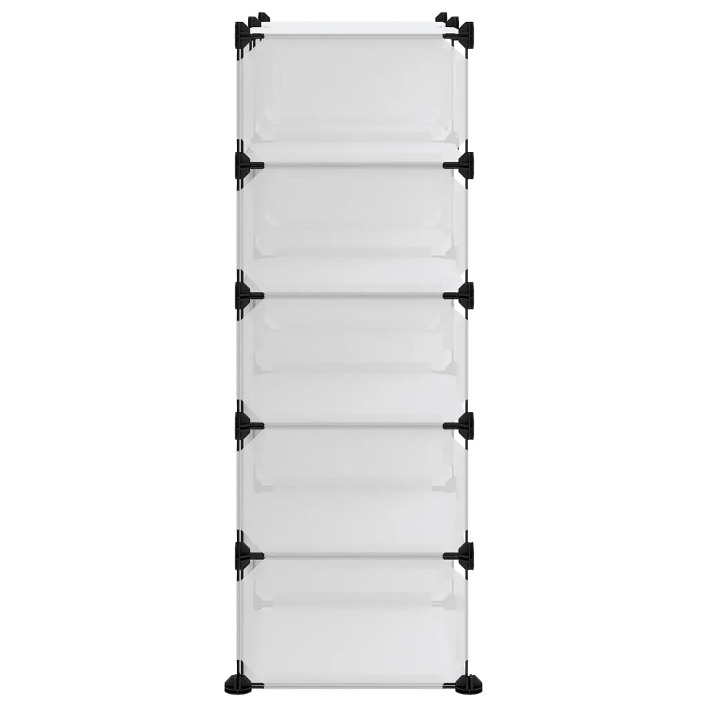 Scarpiera Trasparente 84x32x88,5 cm in PP cod mxl 42700