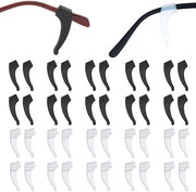 Antislip Orecchini in Silicone - 20 Paia di Gommini - Comfort e Protezione per Occhiali e Ombrelloni - Antislip e Riciclabili